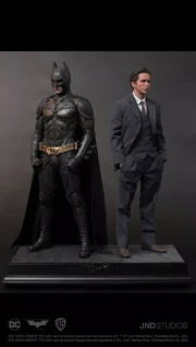 The Dark Knight Statue 1/3 Batman & Bruce Wayne Dual Version Hyperreal Movie JND - Görsel 4