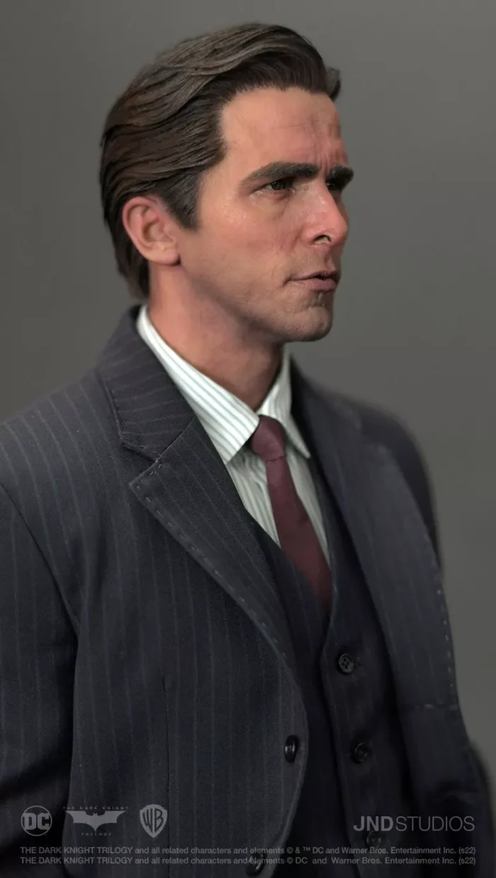 The Dark Knight Statue 1/3 Batman & Bruce Wayne Dual Version Hyperreal Movie JND - Görsel 7