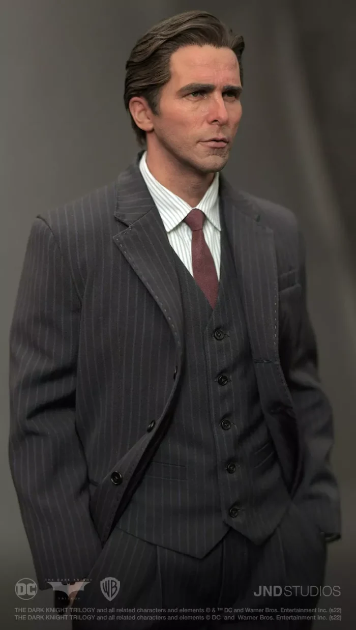 The Dark Knight Statue 1/3 Batman & Bruce Wayne Dual Version Hyperreal Movie JND - Görsel 11