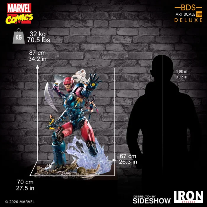 X-Men VS Sentinel #1 - #2 - #3 (Deluxe) 1:10 Scale Statue by Iron Studios Art Scale 1:10 - Battle Diorama Series - Marvel Comics - Görsel 40