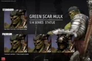 Green Scar Hulk Premium 1/4 Statue (Marvel Comics) - Görsel 4