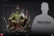 Green Scar Hulk Premium 1/4 Statue (Marvel Comics) - Görsel 6