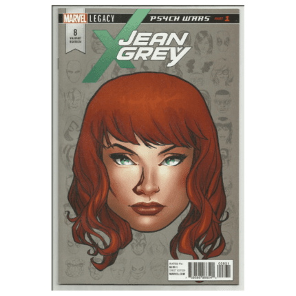 Jean Grey #8 Mike McKone 1:10 Headshot Variant Phoenix X-Men Marvel Legacy 2017