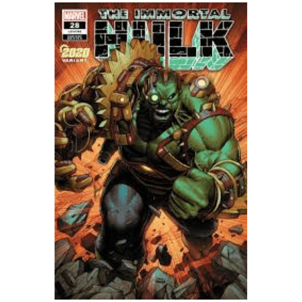 Adsız tasarım - 2026-01-13T013316.475 The Immortal Hulk #28 NM LGY#745 First Print, Dale Keown Variant 2020 Cover - Görsel 1