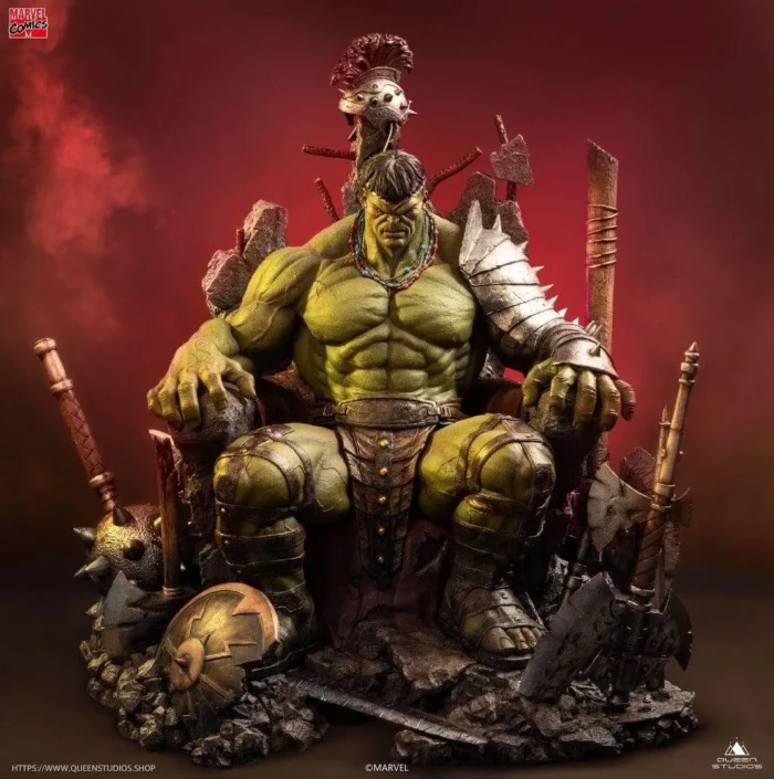 Green Scar Hulk Premium 1/4 Statue (Marvel Comics) - Görsel 9