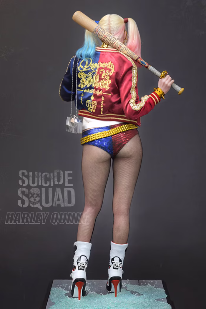 JND Studios Suicide Squad Harley Quinn 1/3 Scale Hyperreal Movie Statue - Görsel 8