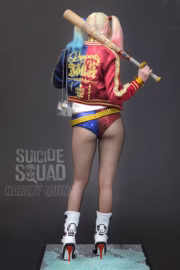 JND Studios Suicide Squad Harley Quinn 1/3 Scale Hyperreal Movie Statue - Görsel 9