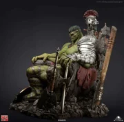 Green Scar Hulk Premium 1/4 Statue (Marvel Comics) - Görsel 10