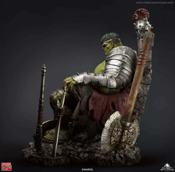 Green Scar Hulk Premium 1/4 Statue (Marvel Comics) - Görsel 16