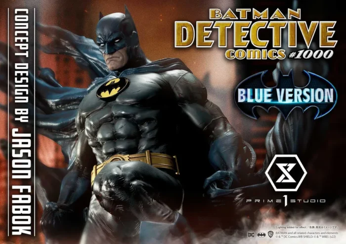 M.M.Batman (Comics) Batman Detective Comics #1000 (Concept Design By Jason Fabok) Blue Version - Görsel 2