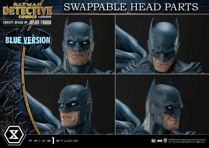 M.M.Batman (Comics) Batman Detective Comics #1000 (Concept Design By Jason Fabok) Blue Version - Görsel 7