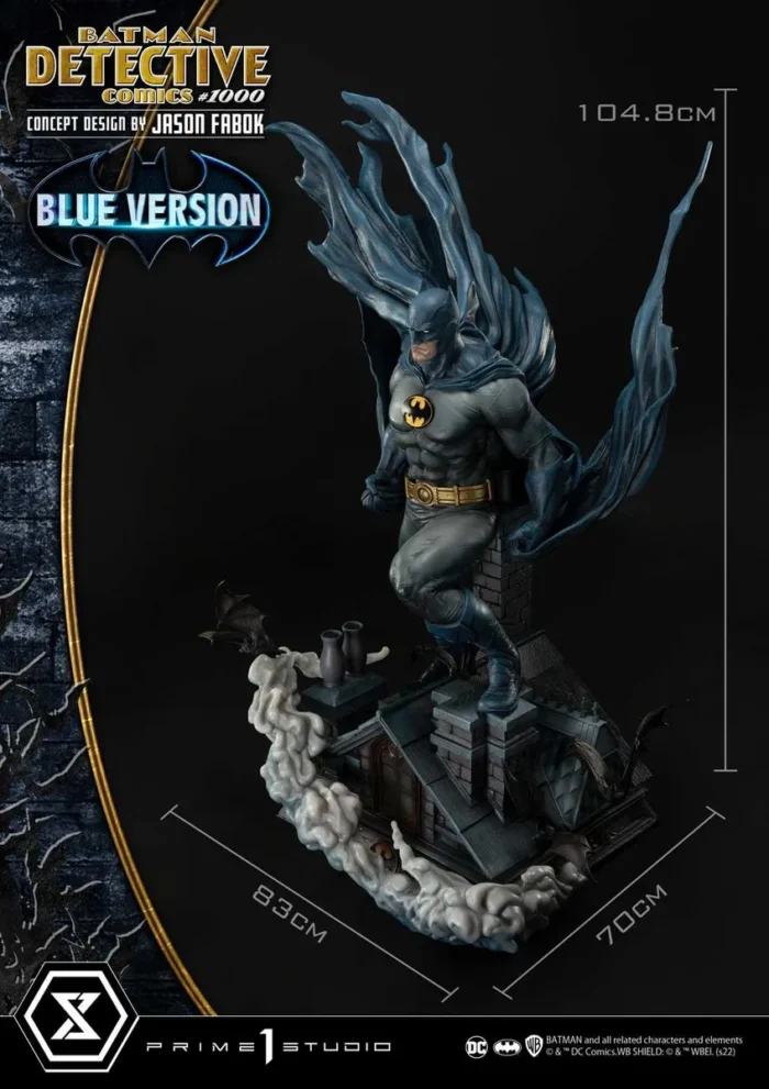 M.M.Batman (Comics) Batman Detective Comics #1000 (Concept Design By Jason Fabok) Blue Version - Görsel 11