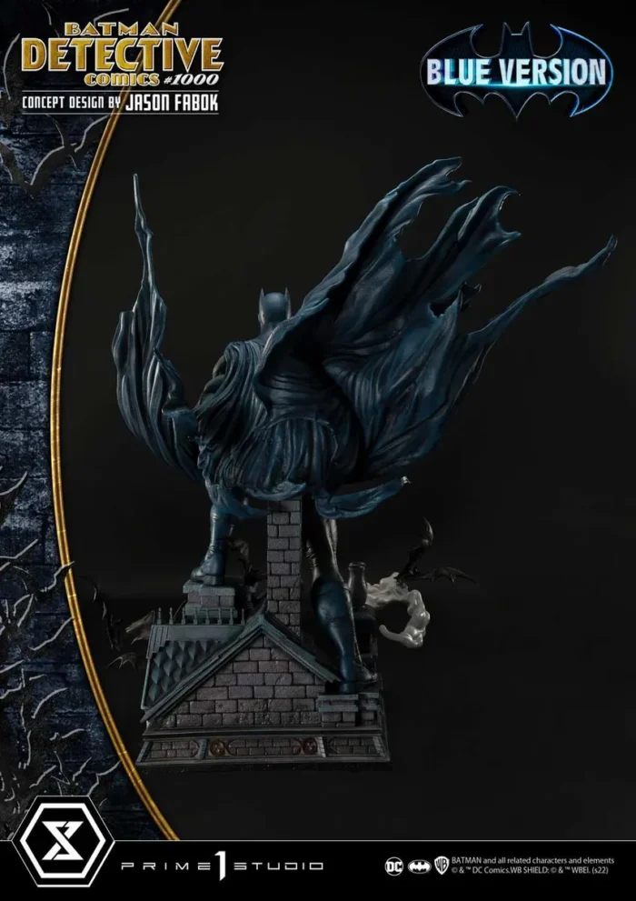 M.M.Batman (Comics) Batman Detective Comics #1000 (Concept Design By Jason Fabok) Blue Version - Görsel 22