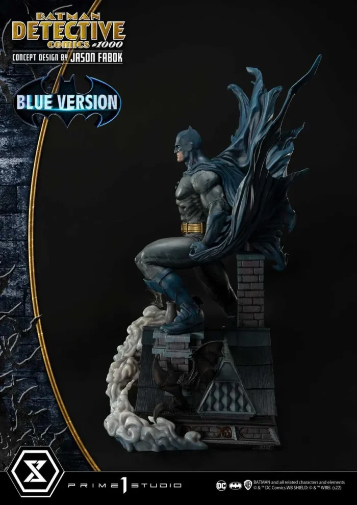 M.M.Batman (Comics) Batman Detective Comics #1000 (Concept Design By Jason Fabok) Blue Version - Görsel 25