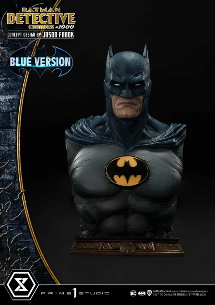 M.M.Batman (Comics) Batman Detective Comics #1000 (Concept Design By Jason Fabok) Blue Version - Görsel 26