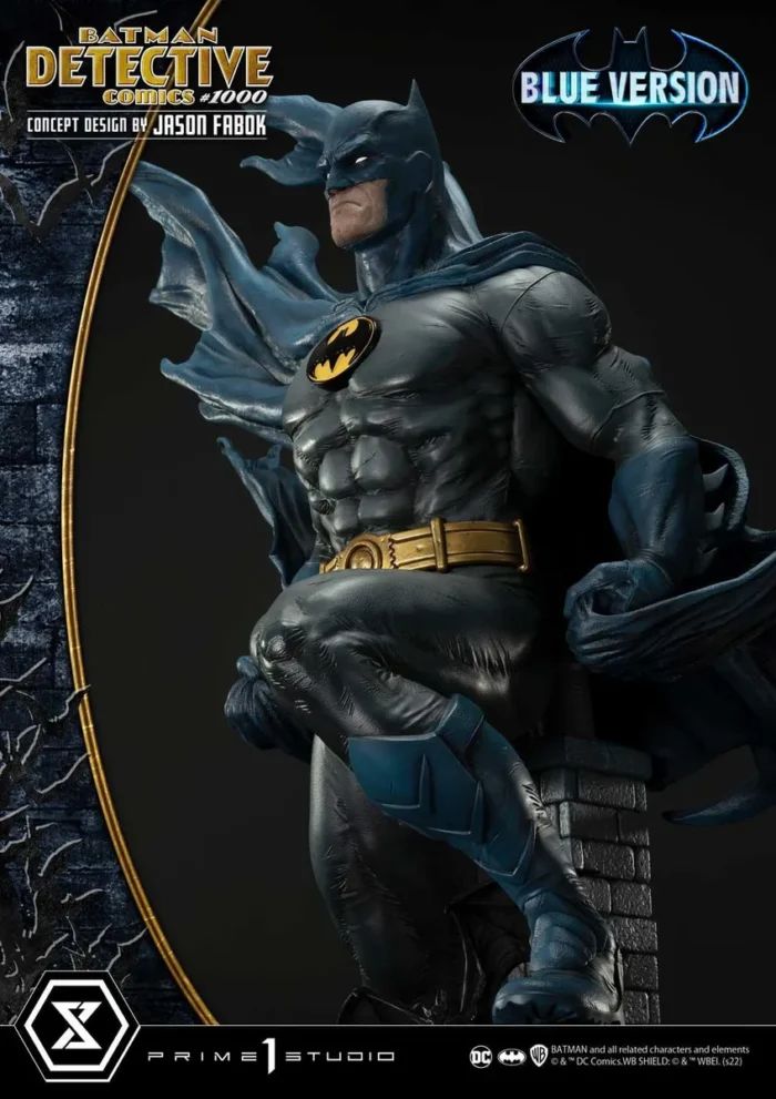 M.M.Batman (Comics) Batman Detective Comics #1000 (Concept Design By Jason Fabok) Blue Version - Görsel 29