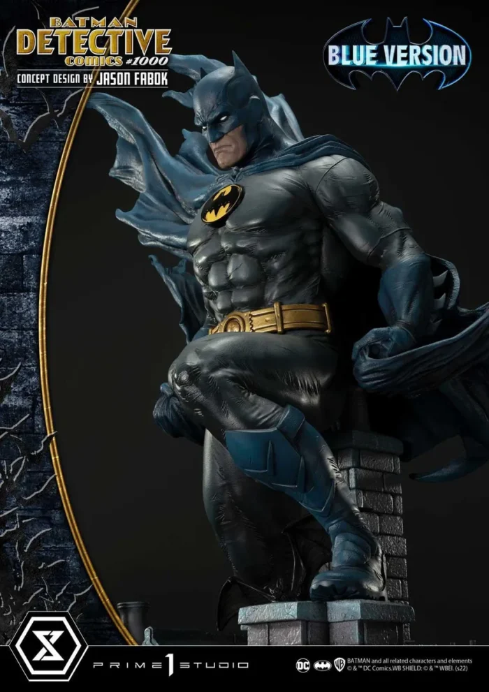 M.M.Batman (Comics) Batman Detective Comics #1000 (Concept Design By Jason Fabok) Blue Version - Görsel 30
