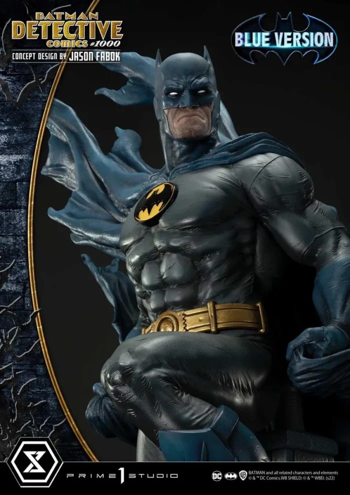 M.M.Batman (Comics) Batman Detective Comics #1000 (Concept Design By Jason Fabok) Blue Version - Görsel 31