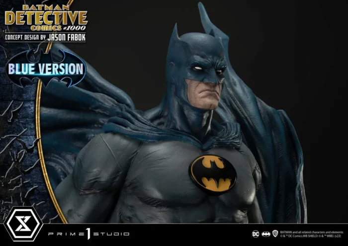 M.M.Batman (Comics) Batman Detective Comics #1000 (Concept Design By Jason Fabok) Blue Version - Görsel 40