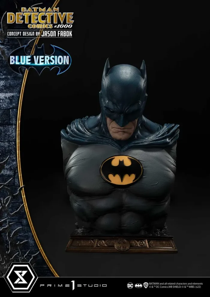 M.M.Batman (Comics) Batman Detective Comics #1000 (Concept Design By Jason Fabok) Blue Version - Görsel 54