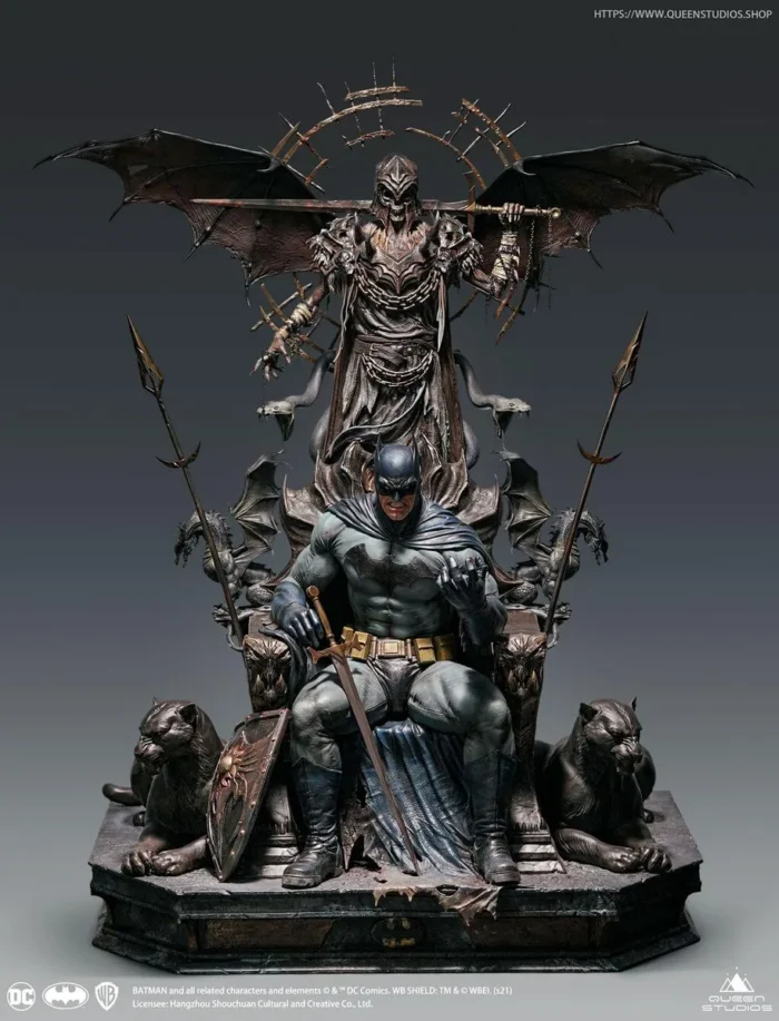 DC Comics: Dark Nights Metal - Premium Batman on Throne 1:4 Scale Statue - Görsel 10