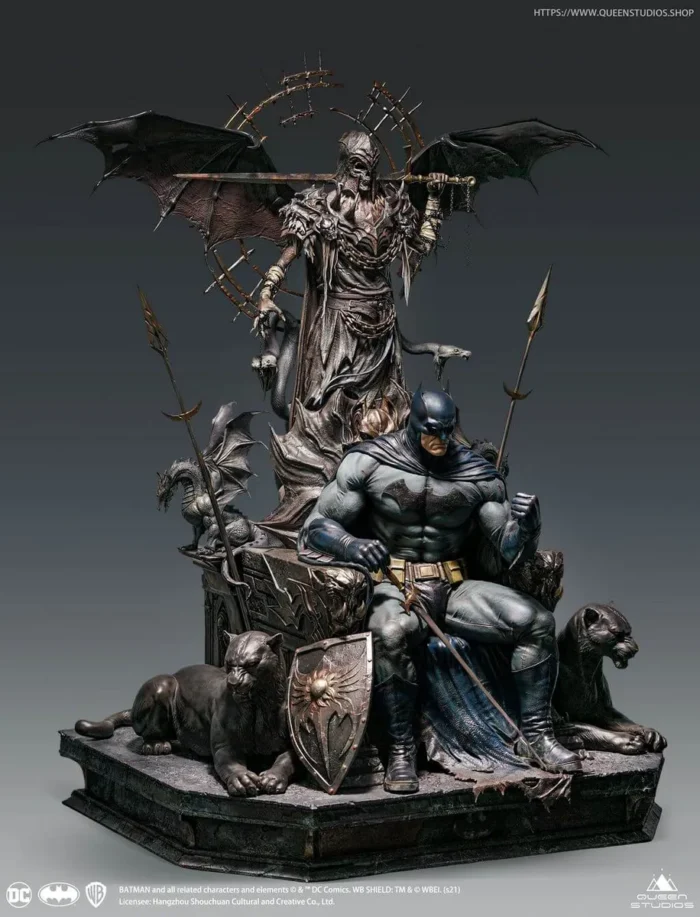 DC Comics: Dark Nights Metal - Premium Batman on Throne 1:4 Scale Statue - Görsel 11