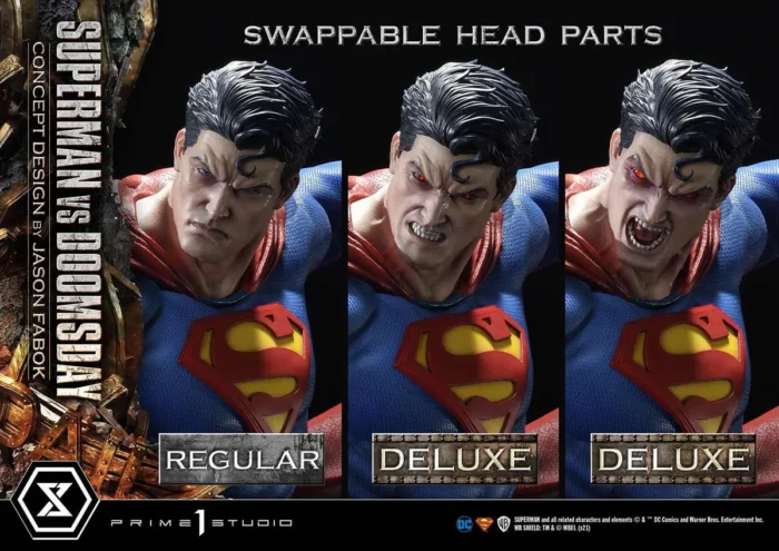 Ultimate Museum Masterline Superman (Comics) Superman VS Doomsday (Concept By Jason Fabok) DX Bonus Version - Görsel 7