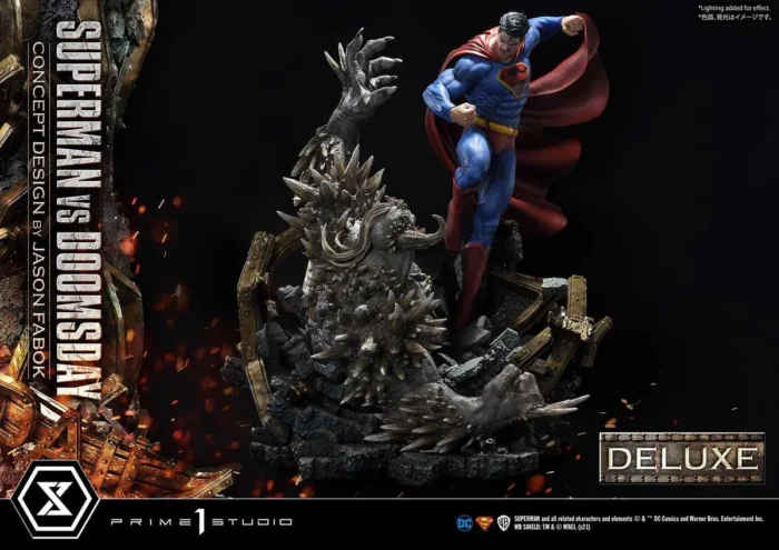 Ultimate Museum Masterline Superman (Comics) Superman VS Doomsday (Concept By Jason Fabok) DX Bonus Version - Görsel 10