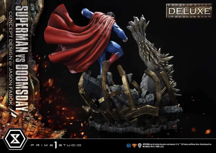 Ultimate Museum Masterline Superman (Comics) Superman VS Doomsday (Concept By Jason Fabok) DX Bonus Version - Görsel 11