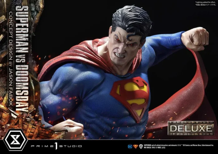 Ultimate Museum Masterline Superman (Comics) Superman VS Doomsday (Concept By Jason Fabok) DX Bonus Version - Görsel 13