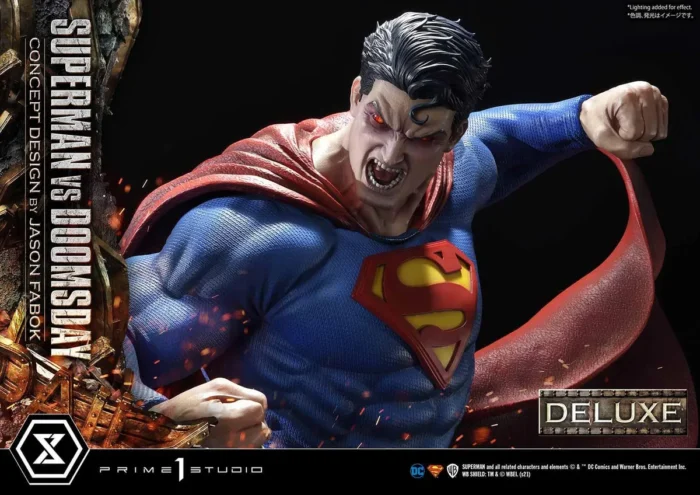 Ultimate Museum Masterline Superman (Comics) Superman VS Doomsday (Concept By Jason Fabok) DX Bonus Version - Görsel 14