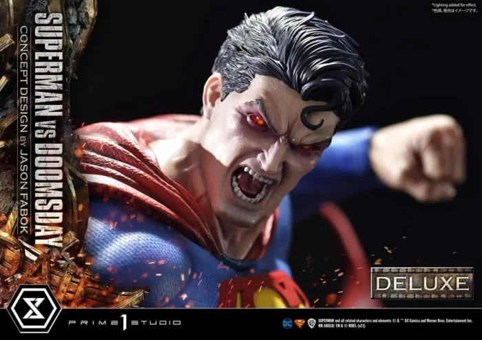 Ultimate Museum Masterline Superman (Comics) Superman VS Doomsday (Concept By Jason Fabok) DX Bonus Version - Görsel 15