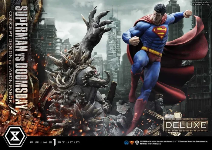 Ultimate Museum Masterline Superman (Comics) Superman VS Doomsday (Concept By Jason Fabok) DX Bonus Version - Görsel 21