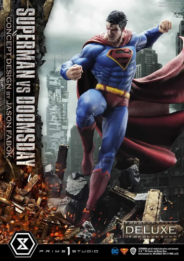 Ultimate Museum Masterline Superman (Comics) Superman VS Doomsday (Concept By Jason Fabok) DX Bonus Version - Görsel 24