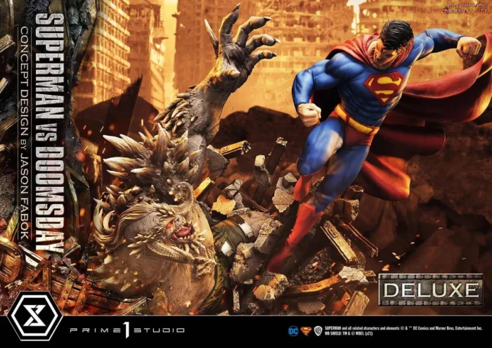 Ultimate Museum Masterline Superman (Comics) Superman VS Doomsday (Concept By Jason Fabok) DX Bonus Version - Görsel 27
