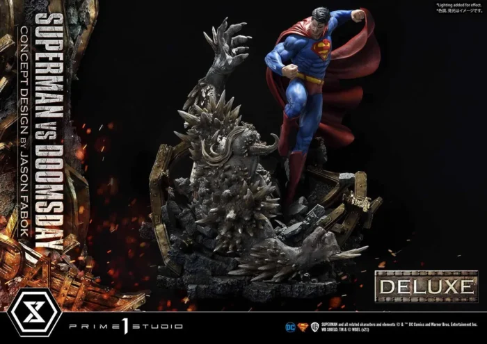 Ultimate Museum Masterline Superman (Comics) Superman VS Doomsday (Concept By Jason Fabok) DX Bonus Version - Görsel 33