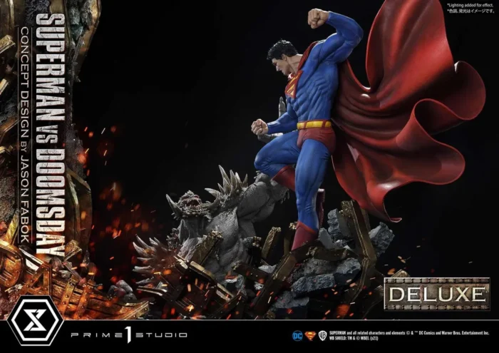 Ultimate Museum Masterline Superman (Comics) Superman VS Doomsday (Concept By Jason Fabok) DX Bonus Version - Görsel 36