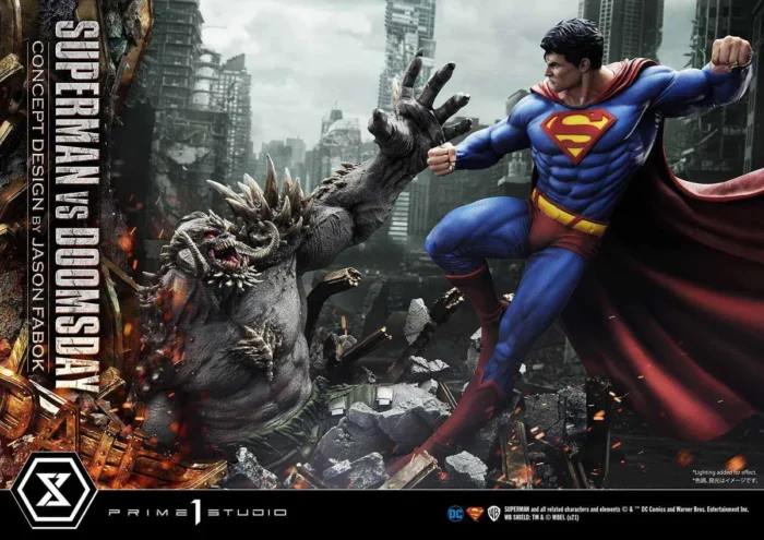 Ultimate Museum Masterline Superman (Comics) Superman VS Doomsday (Concept By Jason Fabok) DX Bonus Version - Görsel 46