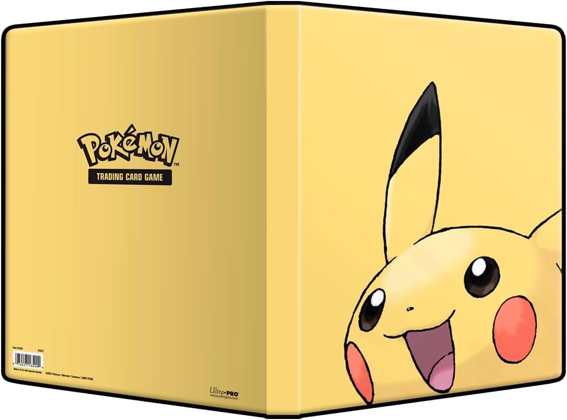 51IPjGCSJzL._AC_SL1200_ Ultra Pro | Pokemon: Pikachu 9-Pocket Portfolio | Trading Card Game Binder - Görsel 1