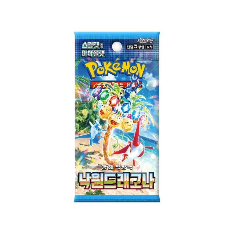 Pokemon-Korean-Paradise-Dragona-Booster-Pack Pokemon TCG Paradise Dragona SV7A Booster Pack(Korean) - Görsel 1