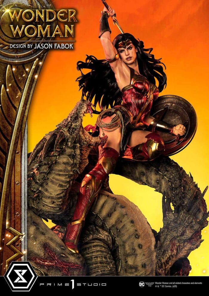 Wonder Woman VS Hydra 1:3 Scale Statue - Görsel 15