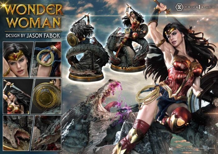 Wonder Woman VS Hydra 1:3 Scale Statue - Görsel 14
