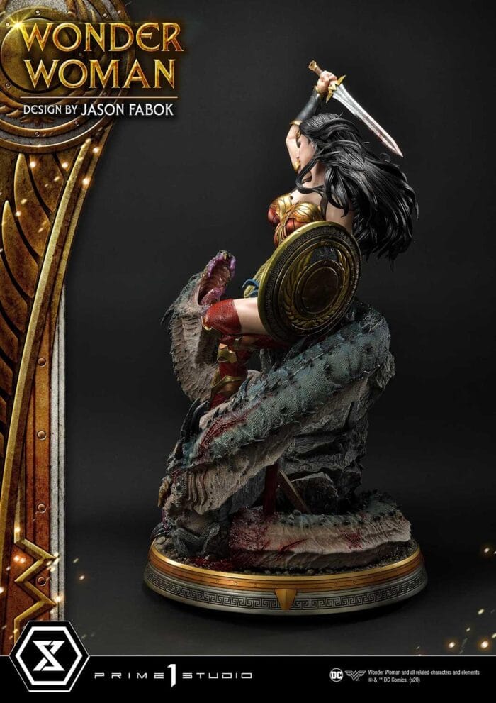 Wonder Woman VS Hydra 1:3 Scale Statue - Görsel 11