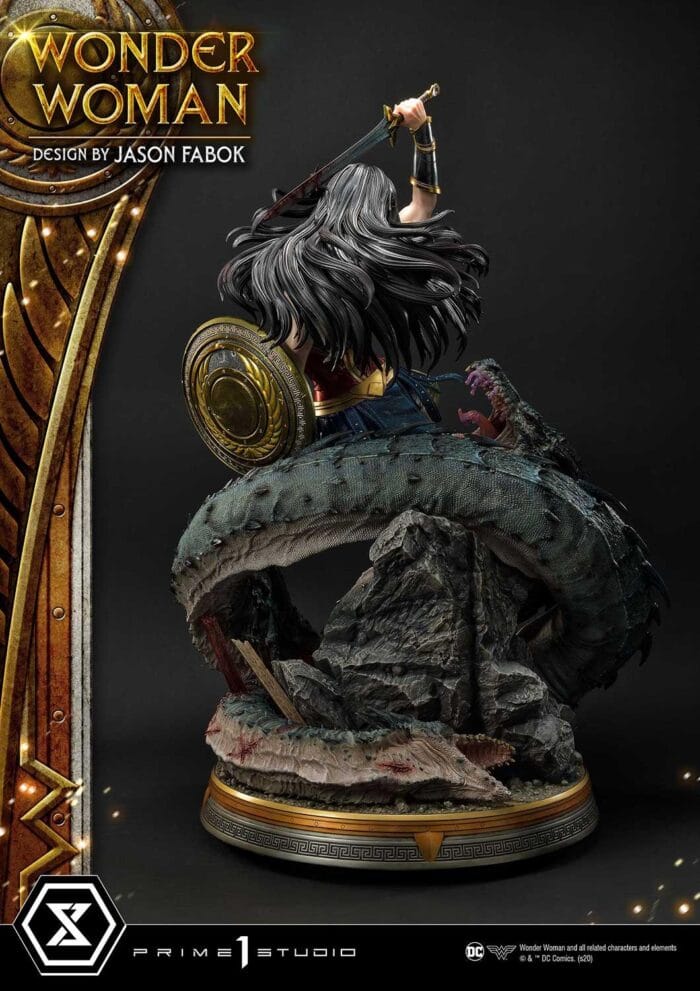 Wonder Woman VS Hydra 1:3 Scale Statue - Görsel 10