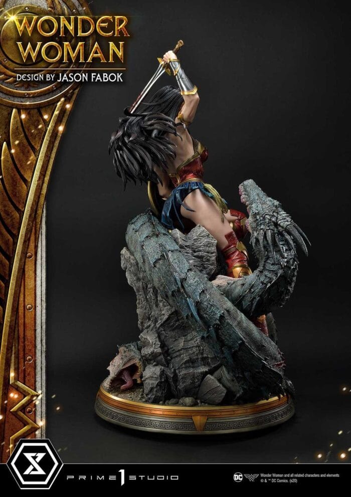 Wonder Woman VS Hydra 1:3 Scale Statue - Görsel 9