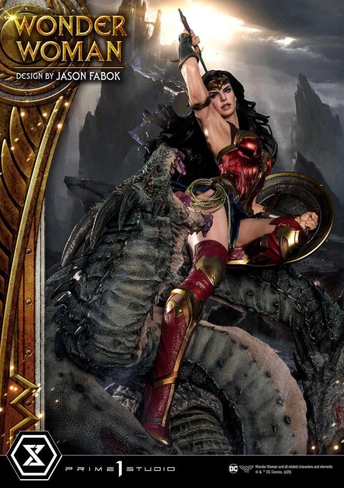 Wonder Woman VS Hydra 1:3 Scale Statue - Görsel 8