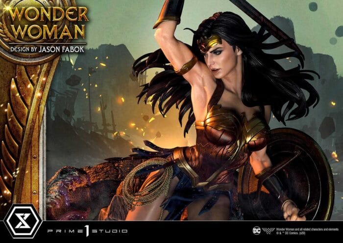 Wonder Woman VS Hydra 1:3 Scale Statue - Görsel 6