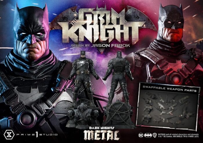 The Grim Knight (Jason Fabok) 1:3 Statue - Görsel 2