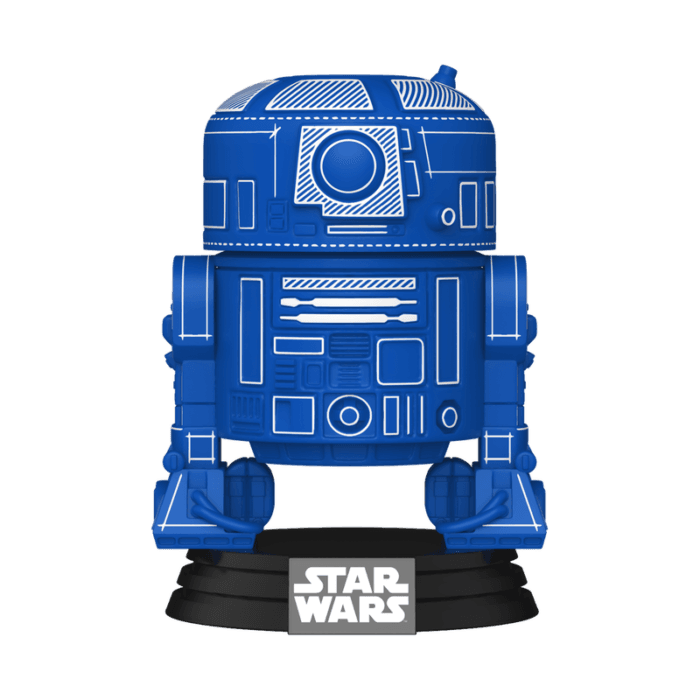 Star Wars R2-D2 Blueprint Deco POP Figure - Görsel 2