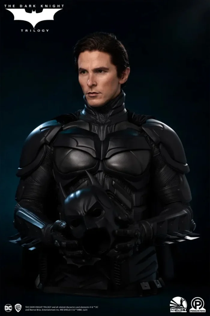 DC Comics: The Dark Knight Trilogy Batman Life Size Bust - Görsel 10